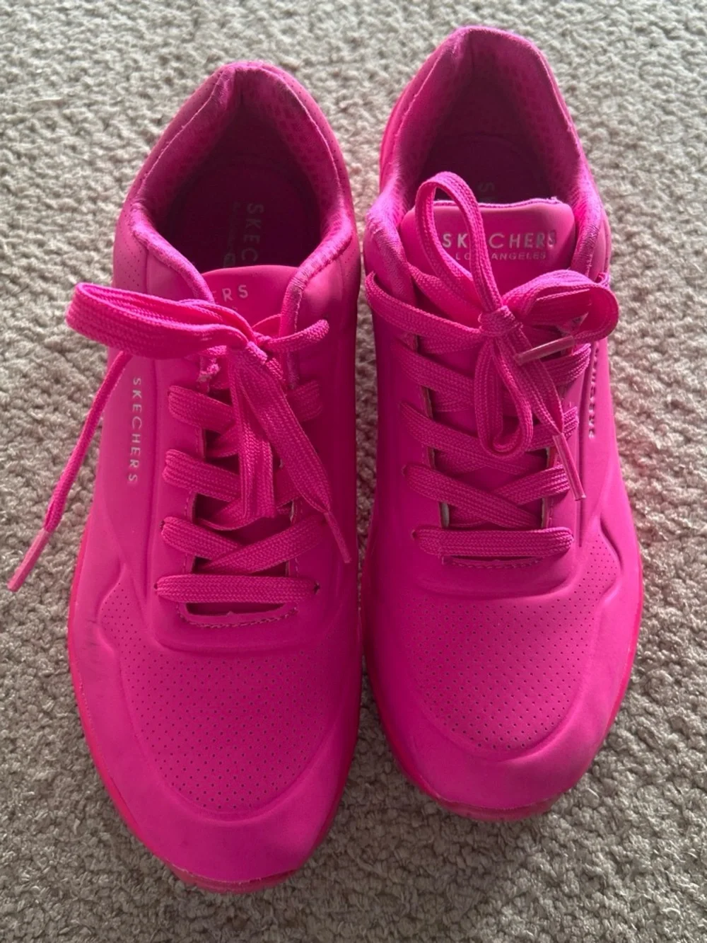 Skechers Women’s Hot Pink Athletic Sneakers